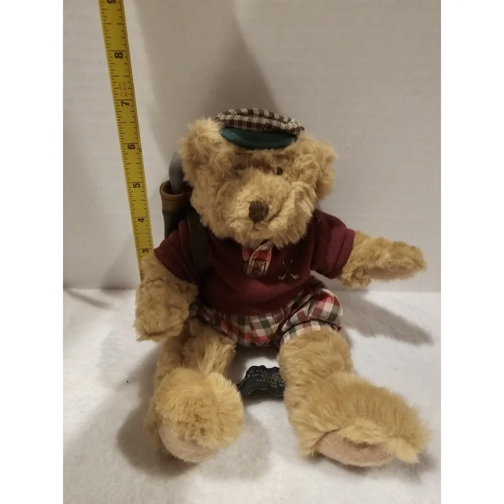 Russ CHIP Plush Teddy Bear Golfer Outfit Backpack Plaid‎ Shorts 8